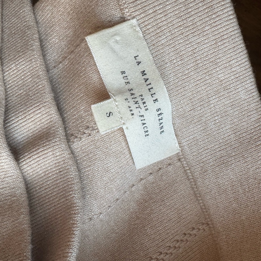 Sezane Cream Midi Skirt in size Small - Picture 7 of 11